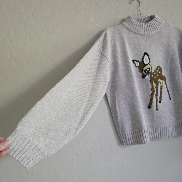 Disney Parks Bambi Jumper Sweater Size Small - Picture 4 of 9